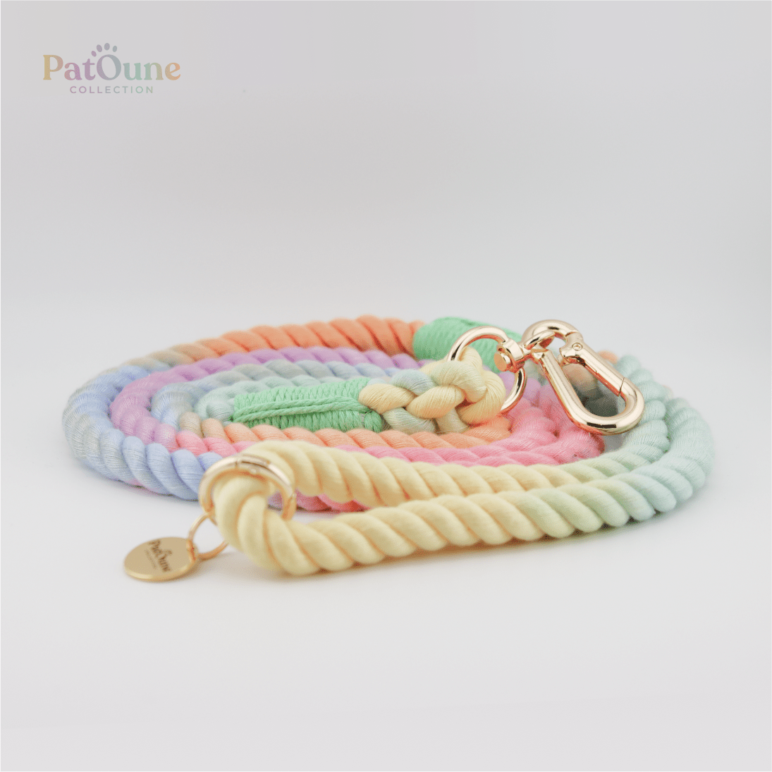 Laisse multi - position ⁕ RainbowPatoune CollectionCorde